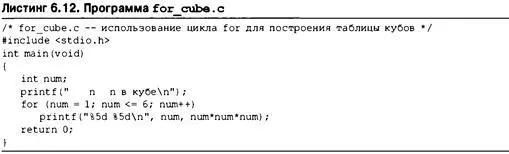 Программа в листинге 612 выводит целые числа от 1 до 6 и результат их - фото 165