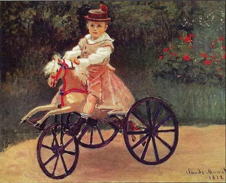Жан Моне на своей лошадитрехколесном велосипеде 1872 Цветы и фрукты 1869 - фото 8