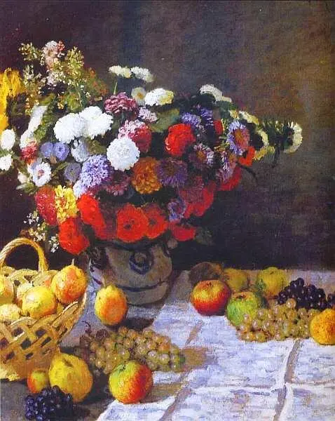 Цветы и фрукты 1869 В 1860х Клод Моне испытывал серьезные денежные - фото 9