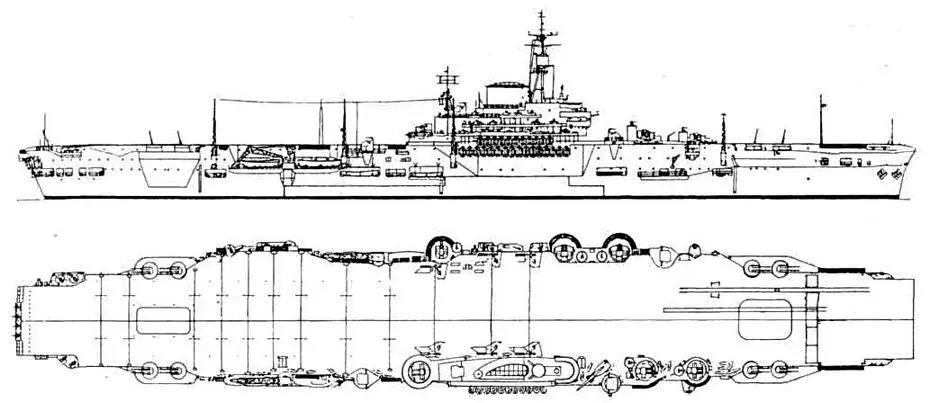 Имплейкебл 1944 г Индефатигебл Подготовка авиагруппы 561944 затем - фото 4