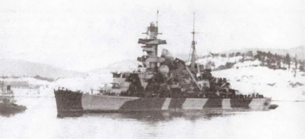 Адмирал Хиппер в Норвегии март 1942 г Немецкие корабли в норвежских - фото 113
