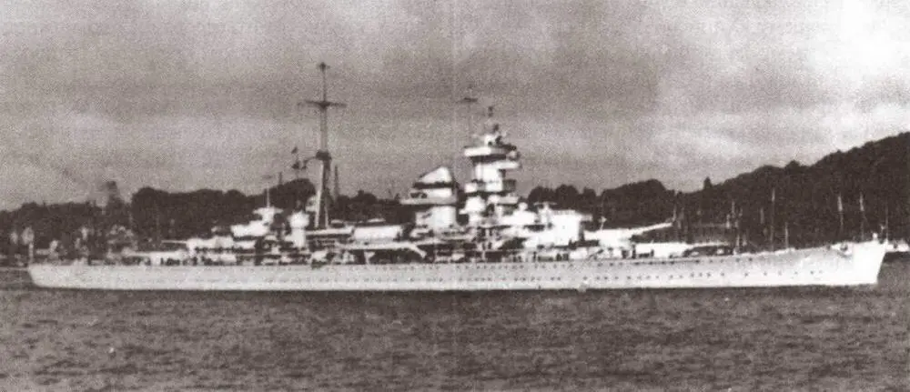 Хиппер в конце 1939 начале 1940 г Хорошо видны новый атлантический - фото 81