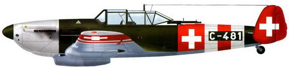 С3603 из 16й авиароты ВВС Швейцарии Дюбендорф конец 1944 г Окончание - фото 146