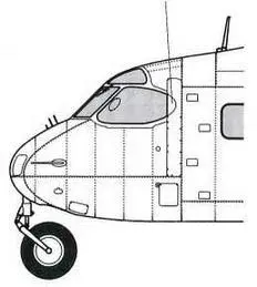 Металлическая накладка на ряде самолетов Компоновка фюзеляжа Ан14А схема - фото 150