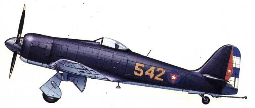 Sea Fury FB11 Революционных ВВС Кубы FAR выставленный в Museo de la - фото 80