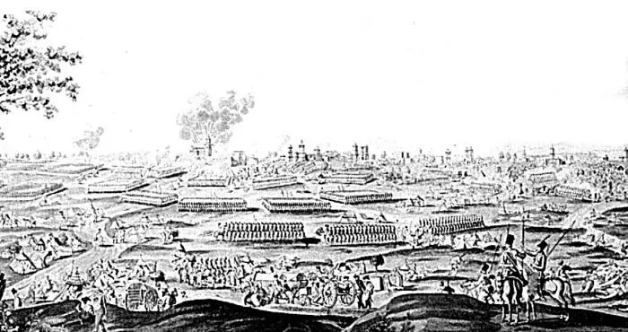 Сражение у Фокшан 21 июля 1789 г Художник X Г Шютц В 4 часа утра началось - фото 68