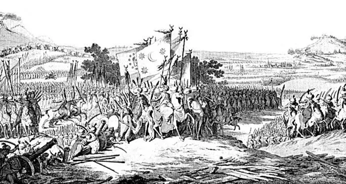 Сражение при Рымнике 11 сентября 1789 г Художник И Марк Отборная турецкая - фото 71