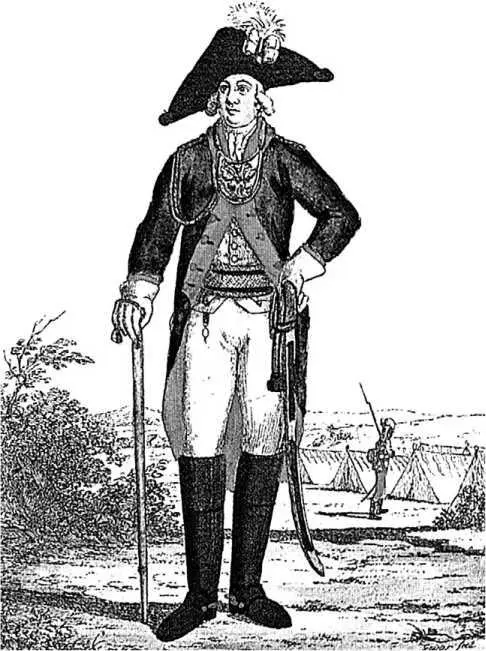 Офицер драгунских полков форма образца 1786 г Суворов остался доволен - фото 96