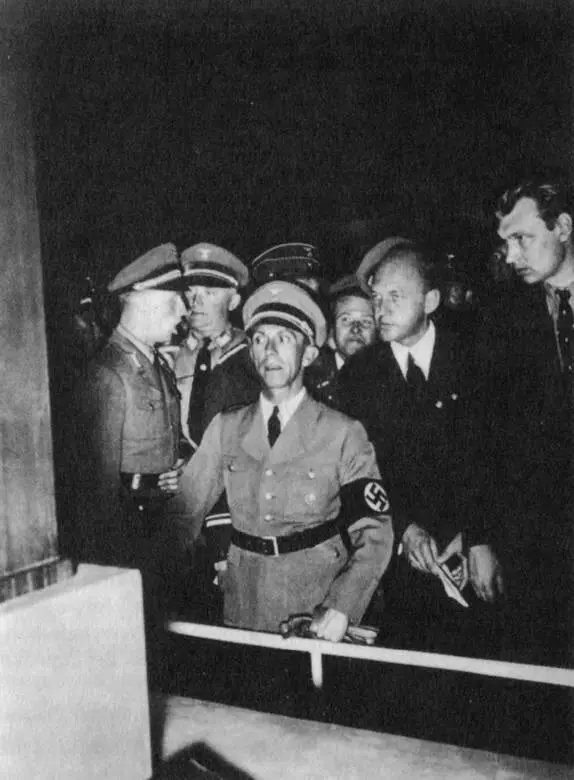 Министр пропаганды Йозеф Геббельс на Берлинской радиовыставке 1938 года Летом - фото 141
