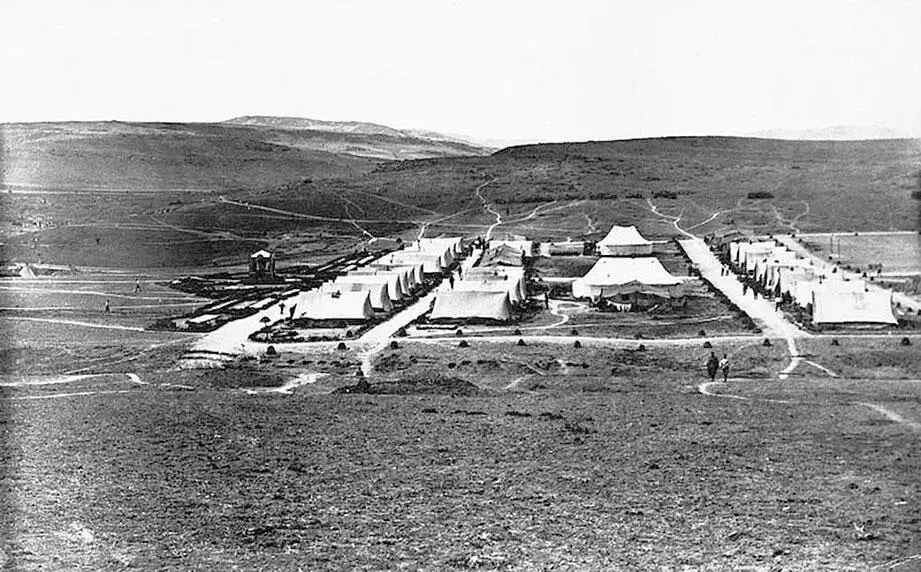 Лагерь Корниловского ударного полка Галлиполи Тактические занятия в - фото 8