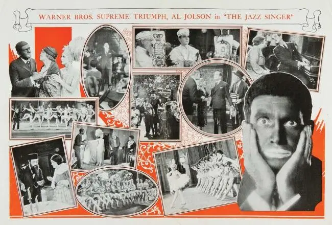 Рекламный плакат фильма Певец джаза 1927 reghartt са А начинал как - фото 39