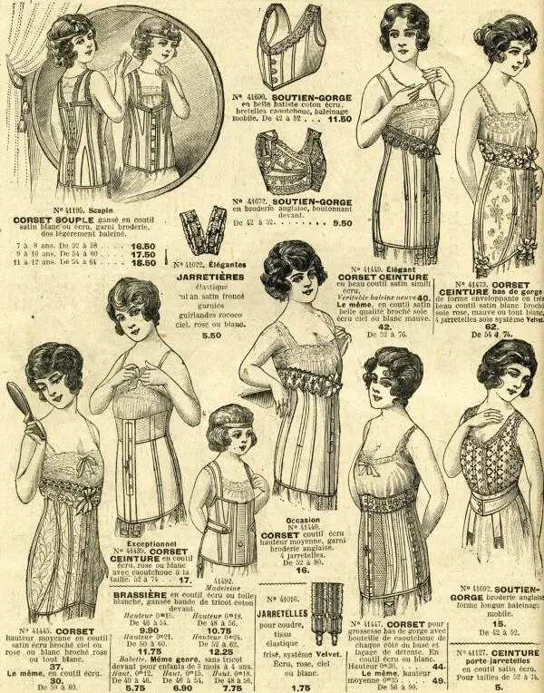 Каталоги Au Bon Marche предлагали корсеты и пояса на любой вкус 1921 год - фото 94