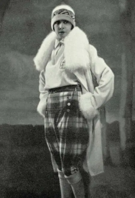 Реклама охотничьего костюма для женщин Журнал Vogue Paris 1926 - фото 112