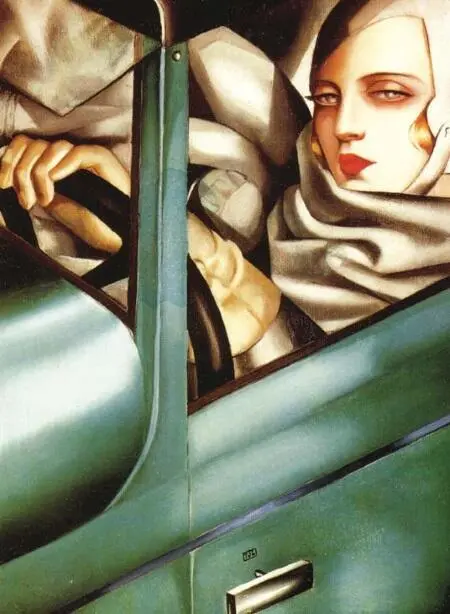 Тамара Лемпицка Автопортрет в зеленом бугатти 1929 год Частная коллекция - фото 128
