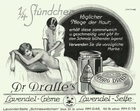 Реклама крема Dr Dralles Журнал Die Dame 1927 год Архив О А Хорошиловой - фото 134