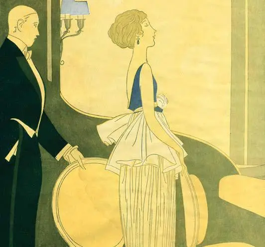 В театре Реклама вечернего наряда от Поля Пуаре Журнал Femina 1919 год - фото 174