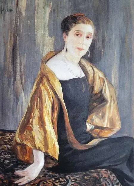 Клементина Элена Дюфо Портрет Жанны Ланвен 1925 год Музей декоративного - фото 186