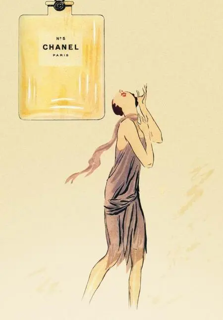 Реклама парфюма Chanel 5 Журнал Vogue 1921 Архив О А Хорошиловой - фото 204