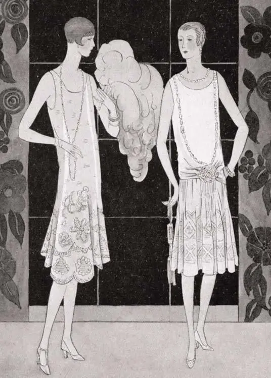 Вечерние наряды от Жана Пату Журнал Femina 1925 Архив О А Хорошиловой - фото 225