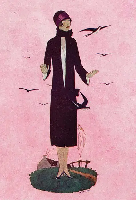 Осенние наряды от Жана Пату Журнал Femina 1925 Архив О А Хорошиловой В - фото 228
