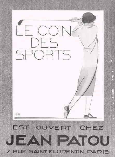 Реклама бутика Жана Пату Le Coin des Sports Журнал Vogue Paris 1926 - фото 236