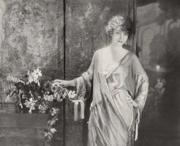 Платье стола от Дома моды Lucile Журнал Vogue 1921 Национальная - фото 314