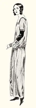 Платье в стиле раннего Средневековья Журнал La Mode Illustree 1923 Архив О - фото 323