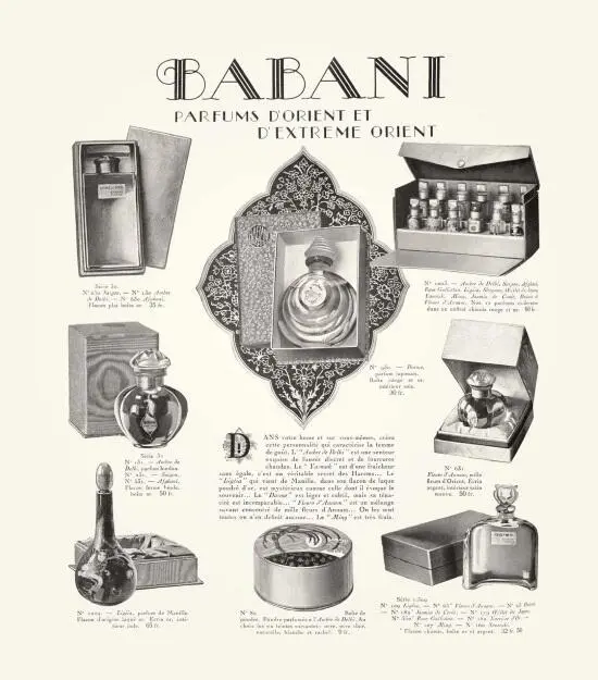 Реклама парфюмерии Babani Журнал Femina 1923 Архив О А Хорошиловой - фото 360