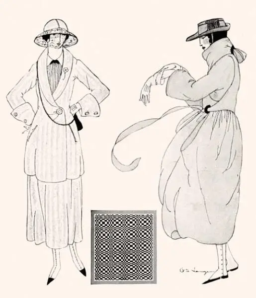 Костюмы для авто Журнал Vogue Paris 1918 Архив О А Хорошиловой Обивка - фото 430