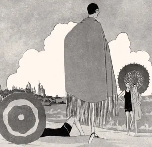 Пляжные ансамбли Журнал Femina 1926 Архив О А Хорошиловой После легкого - фото 451
