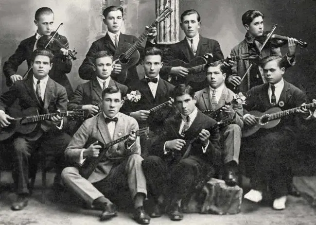 Нэпманский джазбанд Середина 1920х годов Архив О А Хорошиловой Костюмы - фото 598