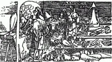 Рис 28 Старинная карикатура на алхимика Рисунок Брейгеля Старшего XVI век - фото 34
