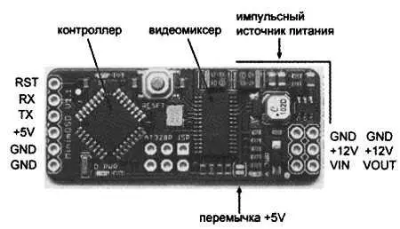Рис 639 Модуль MinimOSDи его компоненты От первой версии он отличается - фото 113