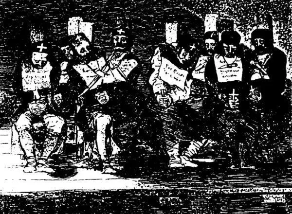 Ф Гойя Аутодафе Офорт 1808 г Деза добился также от короля подчинения - фото 26