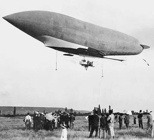 Дирижабль Republique Кровавые авиашоу 1910 г 7 октября во время - фото 372