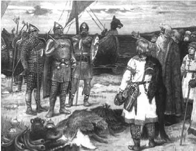 Призвание варягов Худ ВМ Васнецов Безусловно сам факт привлечения - фото 170