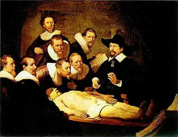 Рембрандт ван Рейн Анатомия доктора Тулпа 1632 г Музей Маурицхейс Гаага - фото 117