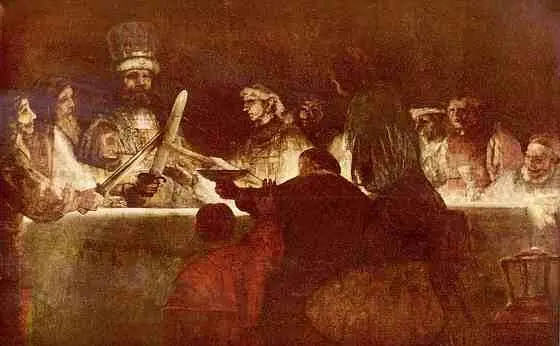 Рембрандт ван Рейн Заговор Юлия Цивилиса 1661 г Национальный музей - фото 128