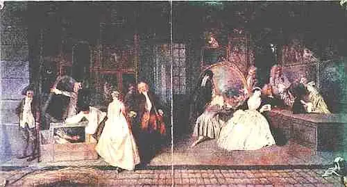 Антуан Ватто Вывеска лавки Жерсена 1720 г Музей Шарлоттенбург Берлин В - фото 200