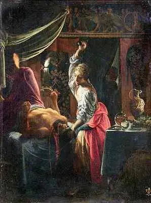 Адам Эльсхеймер Юдифь и Олоферн 1607 г Музей Веллингтона Лондон Картинная - фото 283