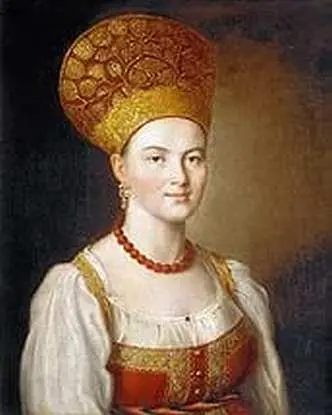 Иван Аргунов Портрет неизвестной крестьянки в русском костюме 1784 г - фото 339