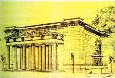 Карл Фридрих Шинкель Новая караульня в Берлине 18161818 гг Гравюра Самая - фото 361