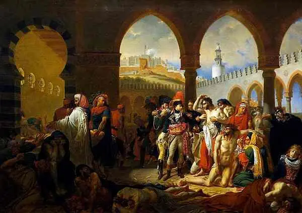 Антуан Гро Бонапарт посещающий зачумлённых в Яффе 1804 г Лувр Париж - фото 400