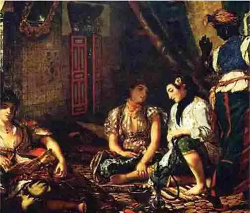 Эжен Делакруа Алжирские женщины в своих покоях 1833 г Лувр Париж В 1832 - фото 420
