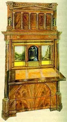 Секретер 18151820 гг Мебель мебели рознь В старину возникли два направления - фото 456