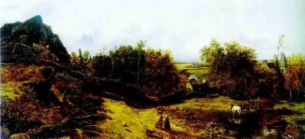 Теодор Руссо Вид в окрестностях Гранвиля 1833 г Государственный Эрмитаж - фото 540