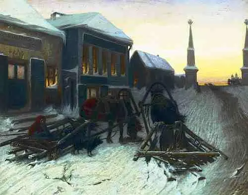 Василий Перов Последний кабак у заставы 1868 г Государственная Третьяковская - фото 651