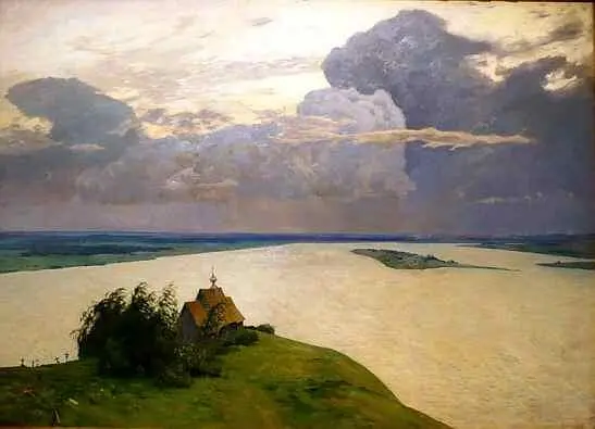Исаак Левитан Над вечным покоем 1894 г Государственная Третьяковская - фото 700