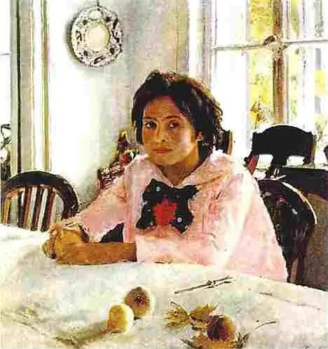 Валентин Серов Девочка с персиками 1887 г Государственная Третьяковская - фото 870