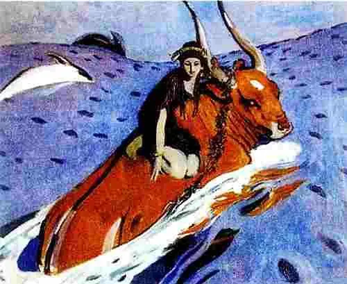 Валентин Серов Похищение Европы 1910 г Собрание Серовых Москва В 1907 г - фото 878